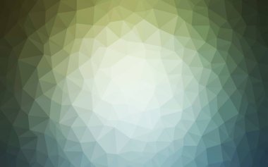 Üçgen zemin parlayan ışık mavi vektör.