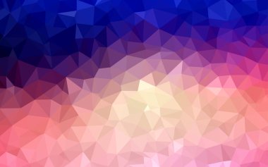 Açık Mavi, Kırmızı vektör parlayan üçgen zemin.