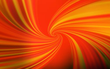 Kavisli çizgilere sahip koyu turuncu vektör arka planı.