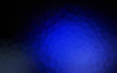 Koyu yeşil, sarı vektör çokgen arkaplan.