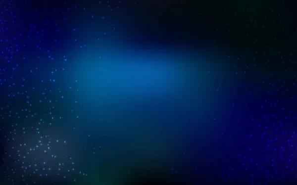 Fondo vector azul oscuro con estrellas de galaxias . — Archivo Imágenes Vectoriales