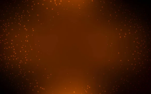 Texture vectorielle Orange foncé avec étoiles laiteuses . — Image vectorielle