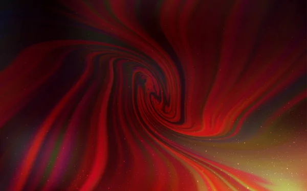 Modèle vectoriel Rouge foncé avec étoiles de l'espace . — Image vectorielle