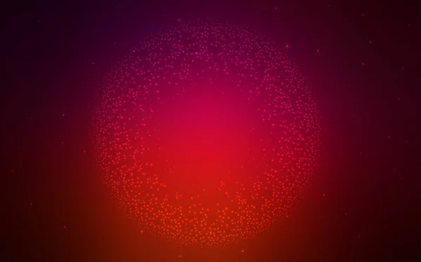 Modèle vectoriel Rouge foncé avec étoiles de l'espace . — Image vectorielle