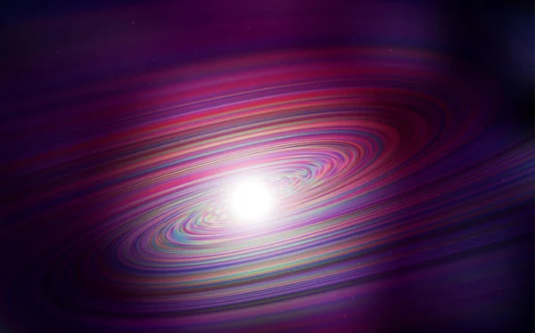 Dunkelrosa Vektorhintergrund mit Galaxiensternen. — Stockvektor
