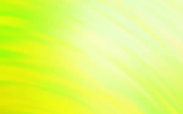 Verde chiaro, sfondo vettoriale giallo con linee spiritose . — Vettoriale Stock