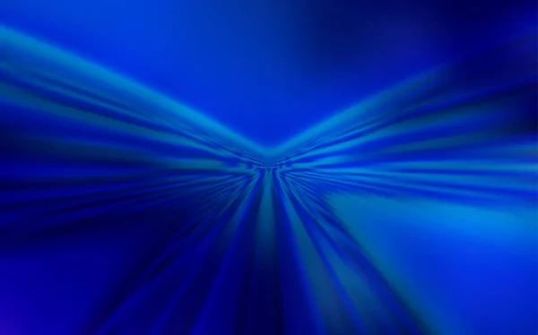 Ljusblått vektormönster med böjda linjer. — Stock vektor