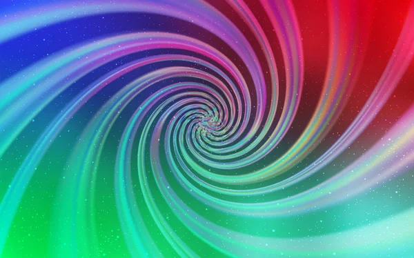 Açık Yeşil, astronomik yıldızlarla kırmızı vektör arka plan.