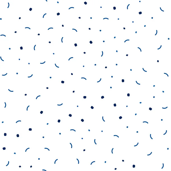 Светло-синий векторный узор без печати со сферами, треугольниками . — стоковый вектор
