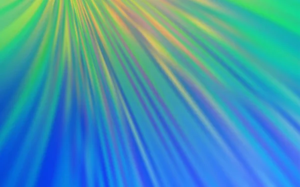 Lichtblauw, groene vector abstracte heldere textuur. — Stockvector
