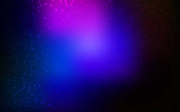 Dark Pink, Blue vector texture with milky way stars. — Stock Vector