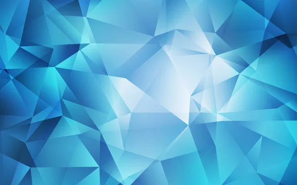 Modelo de triângulos de gradiente vetorial BLUE claro . — Vetor de Stock