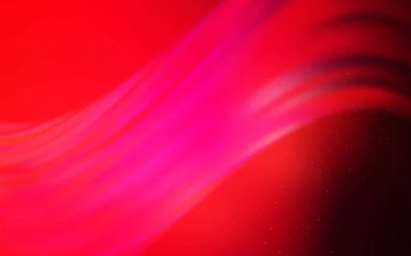 Светло-красный векторный узор со звездами ночного неба . — стоковый вектор