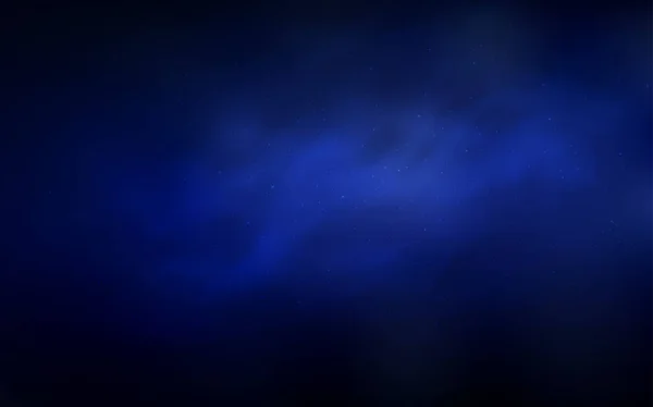 Tessitura vettoriale blu scuro con stelle della Via Lattea . — Vettoriale Stock
