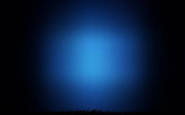 Темно-синій векторний фон з астрономічними зірками . — стоковий вектор