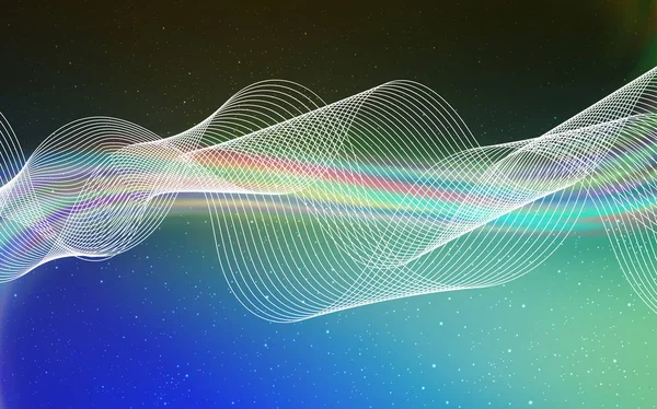 Açık Mavi ve Yeşil vektör parlak şablonu bulanıklaştırdı.