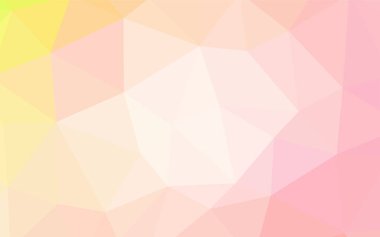 Açık Turuncu Üçgen Mozaik Doku.