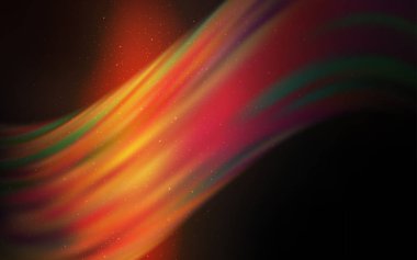 Samanyolu yıldızları ile Koyu Turuncu vektör dokusu.