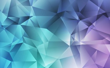 Açık Pembe, Mavi vektör gradyan üçgenler doku.