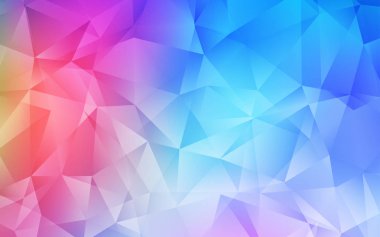 Işık çok renkli vektör düşük Poli arka plan.