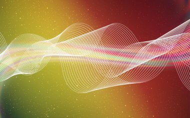 Açık Yeşil, Kırmızı vektör parlak soyut fon.