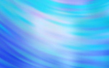 Bükülmüş çizgilerle hafif Mavili vektör arkaplanı.