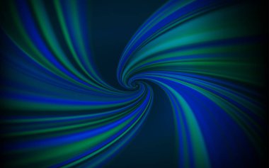 Eğri çizgileri olan koyu mavi vektör şablonu.