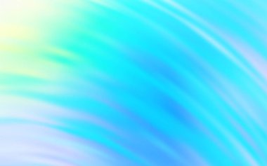 Açık Mavi, bükülmüş çizgilerle yeşil vektör düzeni.