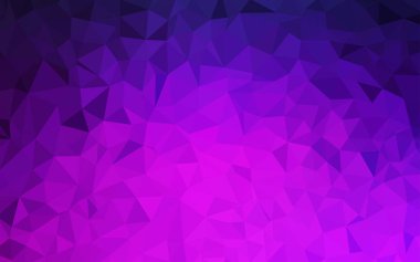 Koyu Mor vektör soyut çokgen şablon.