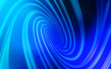 Gece gökyüzü desenle ışık mavi vektör yıldız.