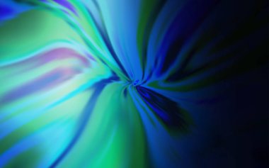 Eğri çizgileri olan koyu mavi vektör deseni.