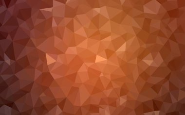 Işık turuncu vektör degrade üçgenler şablonu.