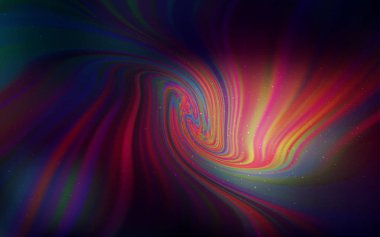 Galaksi yıldızları ile koyu mor vektör arka plan.