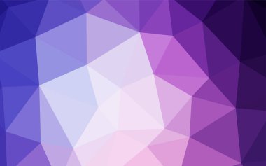 Koyu Pembe, Mavi vektör parlayan üçgen zemin.