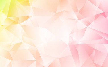 Açık Turuncu vektör çokgen arkaplan.