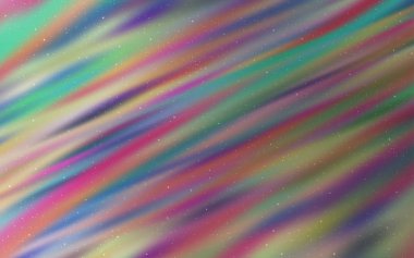 Gökada yıldızları ile açık Gri vektör arka planı.