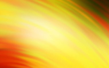 Kavisli çizgilerle Açık Turuncu vektör düzeni.