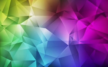 Koyu Çok renkli vektör soyut mozaik zemin.