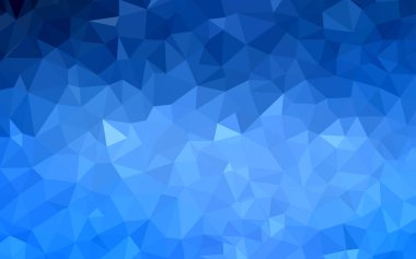 Açık mavi vektör degrade üçgenler şablonu.