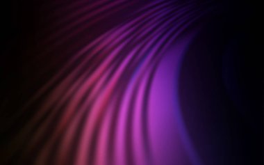 Koyu Mor, bükülmüş çizgilerle pembe vektör dokusu.