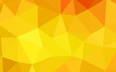 Açık Turuncu Vektör Çokgen arkaplanı.