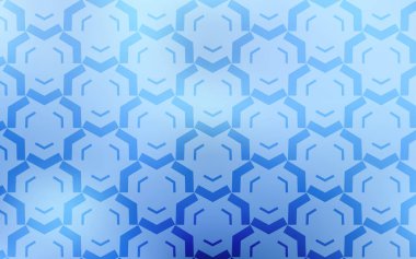 Eğri çizgileri olan hafif Mavili vektör deseni.