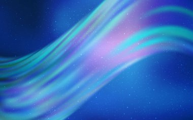 Gökada yıldız ışık mavi vektör arka plan.