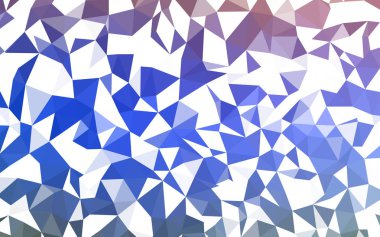 Açık Mavi, Kırmızı vektör çokgen arkaplan.