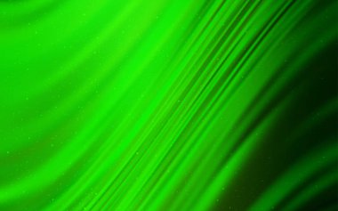 Işık yeşil vektör doku ile Samanyolu yıldız.