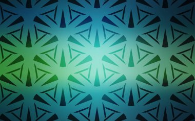 Açık Mavi, çokgen tarzı yeşil vektör arka plan.