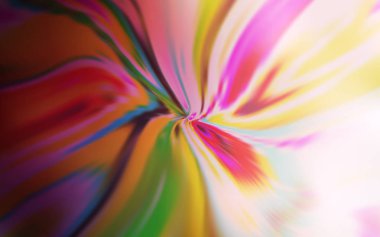 Bükülmüş çizgileri olan Açık Pembe vektör arkaplanı.