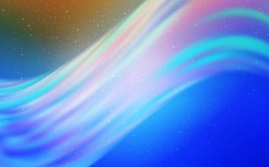 Mavi vektör doku ile Samanyolu yıldız ışık.