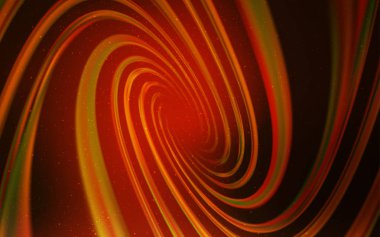 Gece gökyüzü desenle koyu turuncu vektör yıldız.