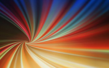 Açık mavi, sarı vektör ve bulanık renkli desen.